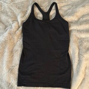 Black Lululemon Ebb to Street Tank Top Black Size 6